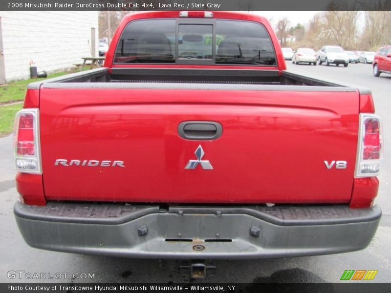 Lava Red / Slate Gray 2006 Mitsubishi Raider DuroCross Double Cab 4x4