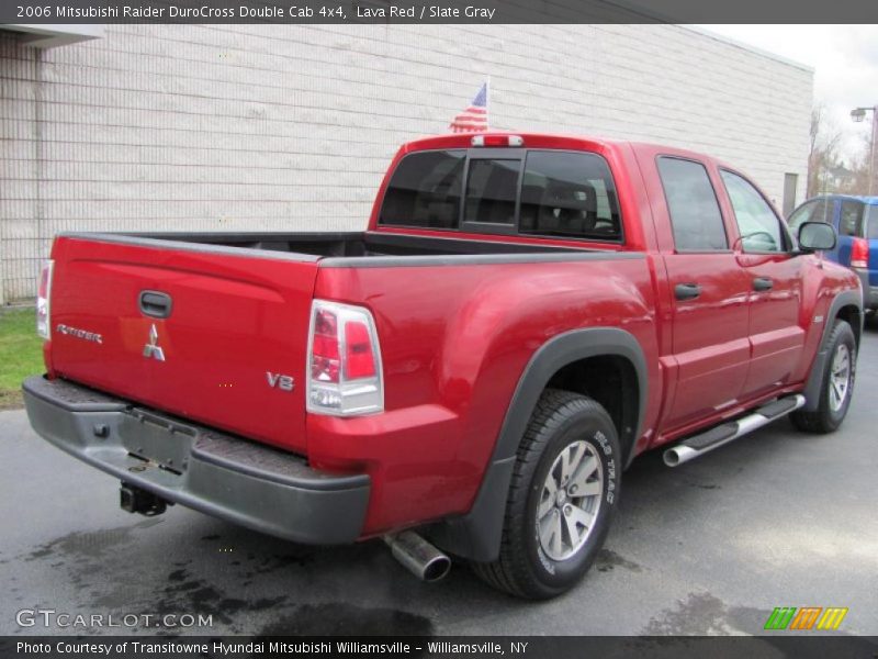 Lava Red / Slate Gray 2006 Mitsubishi Raider DuroCross Double Cab 4x4
