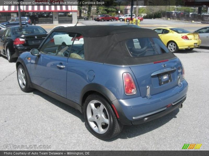 Cool Blue Metallic / Cordoba Beige 2006 Mini Cooper Convertible