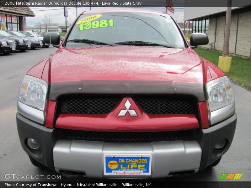 Lava Red / Slate Gray 2006 Mitsubishi Raider DuroCross Double Cab 4x4