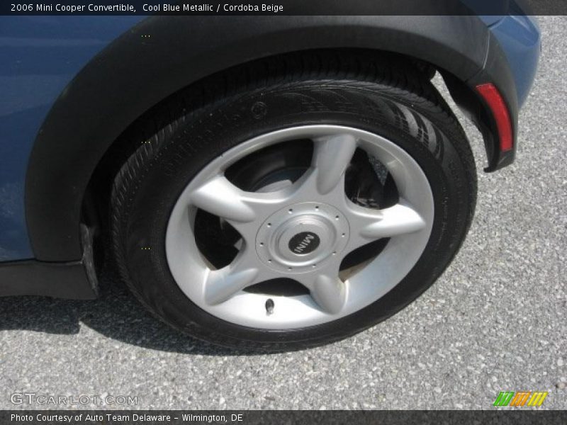 Cool Blue Metallic / Cordoba Beige 2006 Mini Cooper Convertible