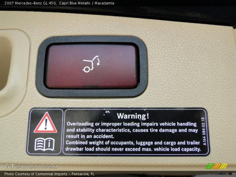 Capri Blue Metallic / Macadamia 2007 Mercedes-Benz GL 450