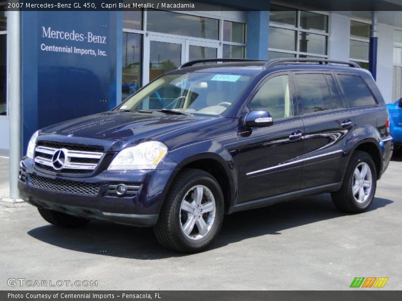 Capri Blue Metallic / Macadamia 2007 Mercedes-Benz GL 450