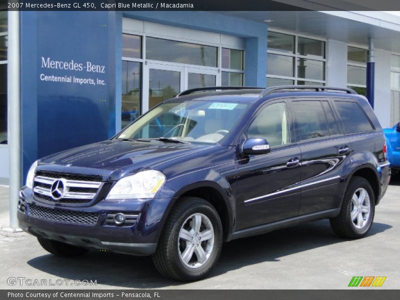 Capri Blue Metallic / Macadamia 2007 Mercedes-Benz GL 450