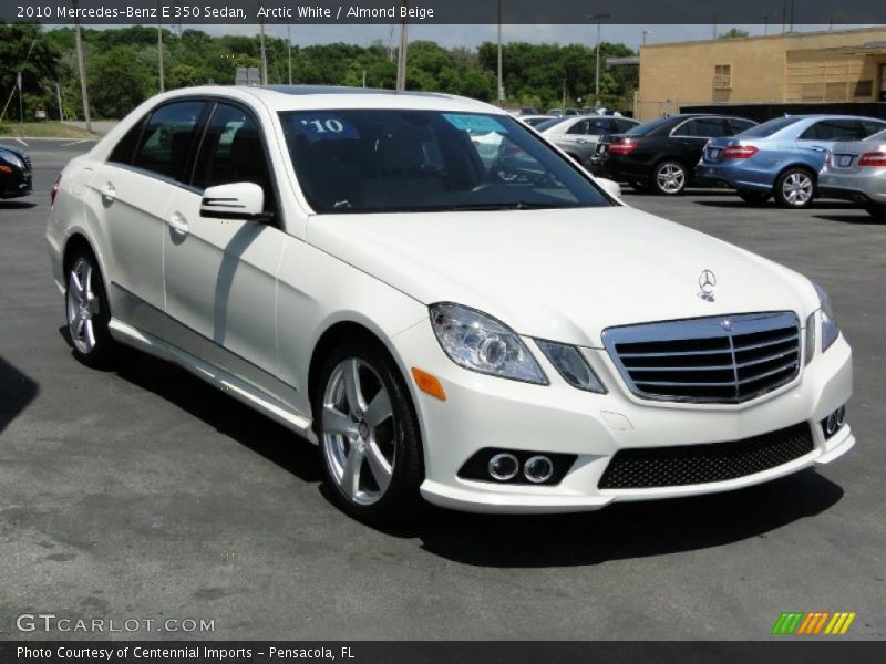 Arctic White / Almond Beige 2010 Mercedes-Benz E 350 Sedan