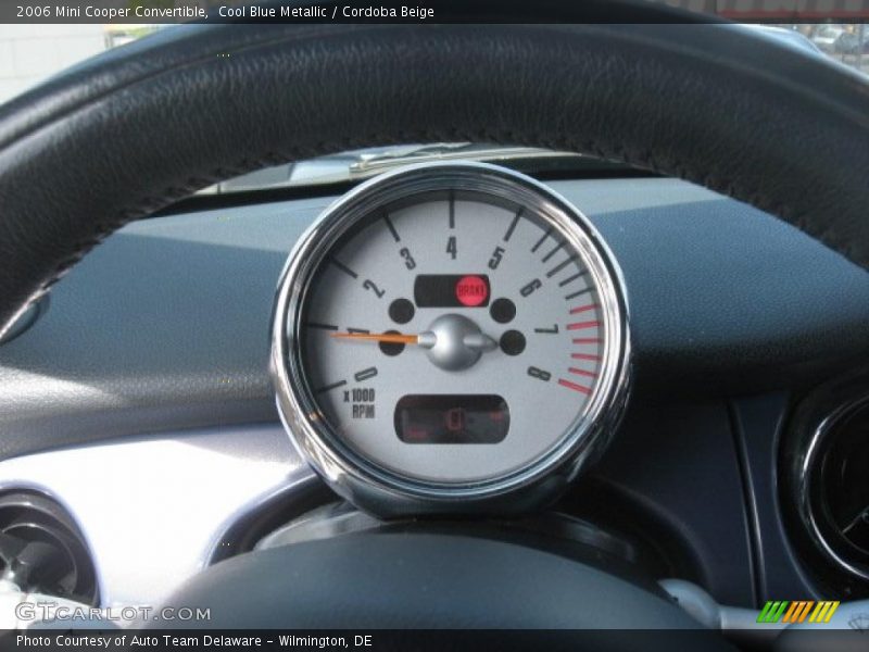 Cool Blue Metallic / Cordoba Beige 2006 Mini Cooper Convertible