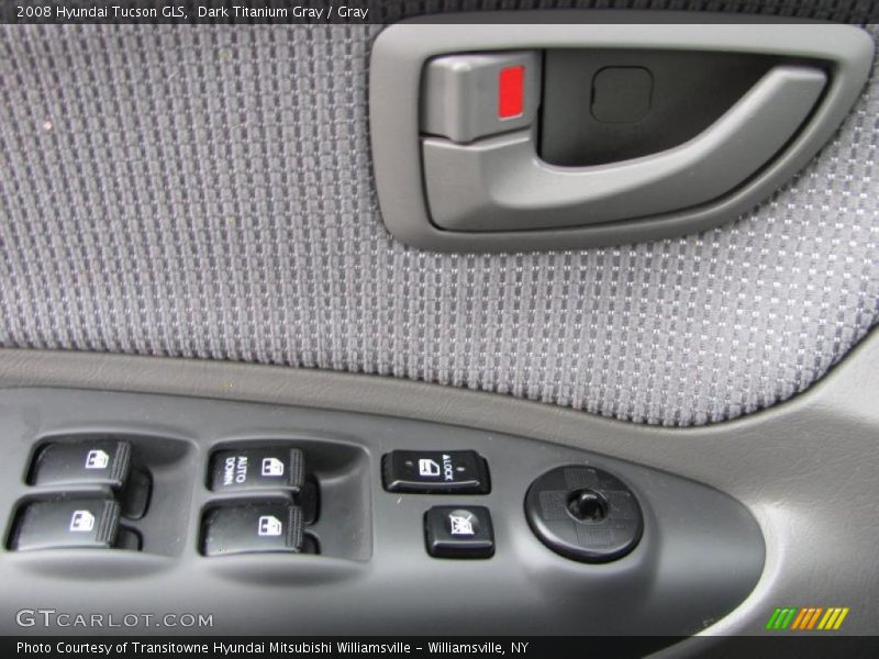 Dark Titanium Gray / Gray 2008 Hyundai Tucson GLS