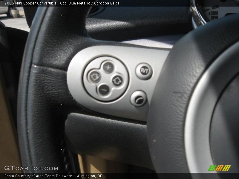 Cool Blue Metallic / Cordoba Beige 2006 Mini Cooper Convertible