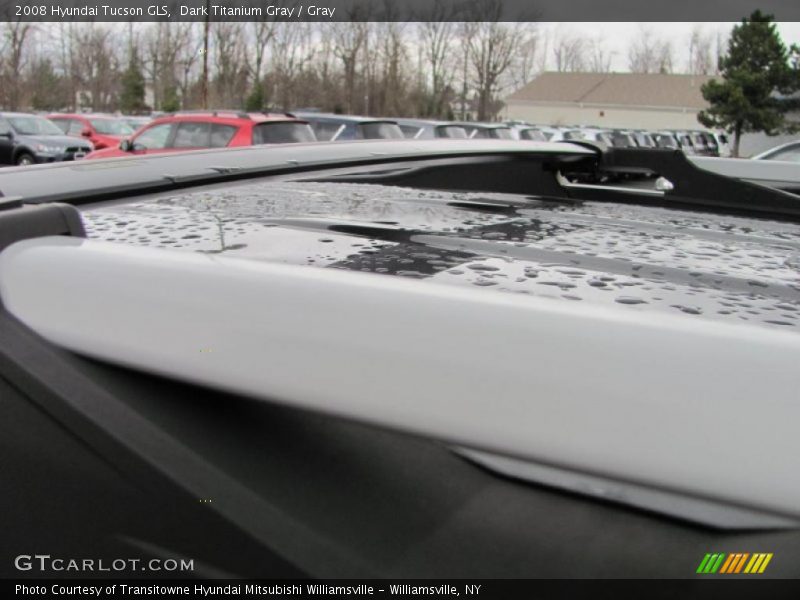 Dark Titanium Gray / Gray 2008 Hyundai Tucson GLS