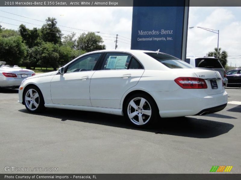 Arctic White / Almond Beige 2010 Mercedes-Benz E 350 Sedan