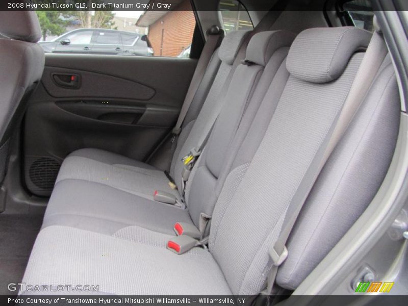 Dark Titanium Gray / Gray 2008 Hyundai Tucson GLS