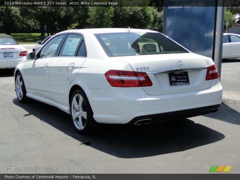 Arctic White / Almond Beige 2010 Mercedes-Benz E 350 Sedan