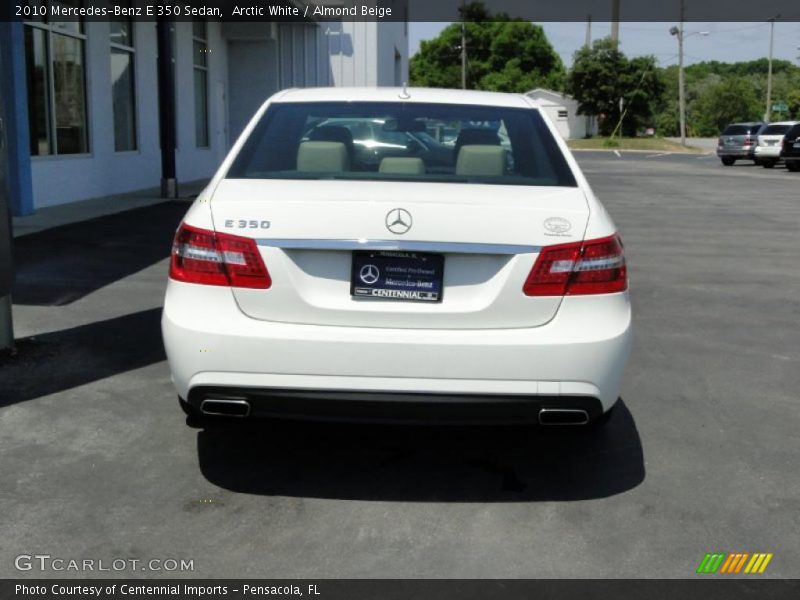 Arctic White / Almond Beige 2010 Mercedes-Benz E 350 Sedan