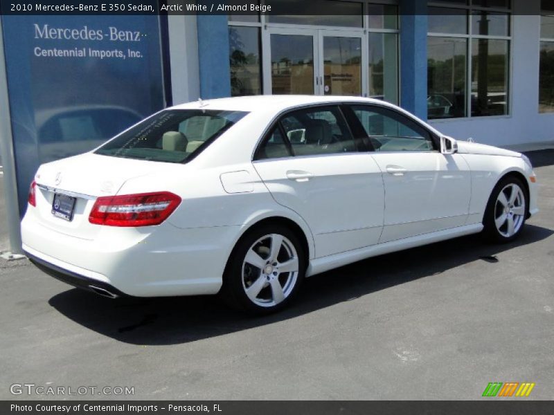 Arctic White / Almond Beige 2010 Mercedes-Benz E 350 Sedan