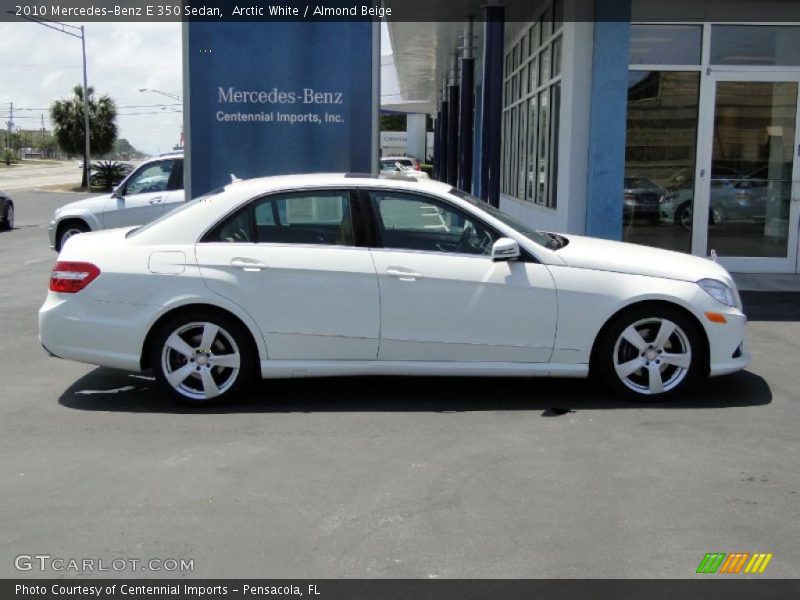 Arctic White / Almond Beige 2010 Mercedes-Benz E 350 Sedan