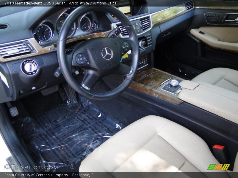 Arctic White / Almond Beige 2010 Mercedes-Benz E 350 Sedan