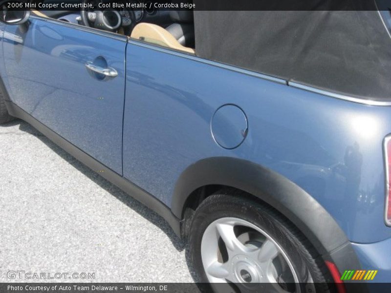 Cool Blue Metallic / Cordoba Beige 2006 Mini Cooper Convertible