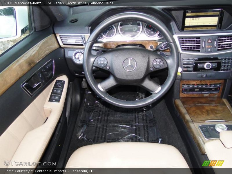 Arctic White / Almond Beige 2010 Mercedes-Benz E 350 Sedan