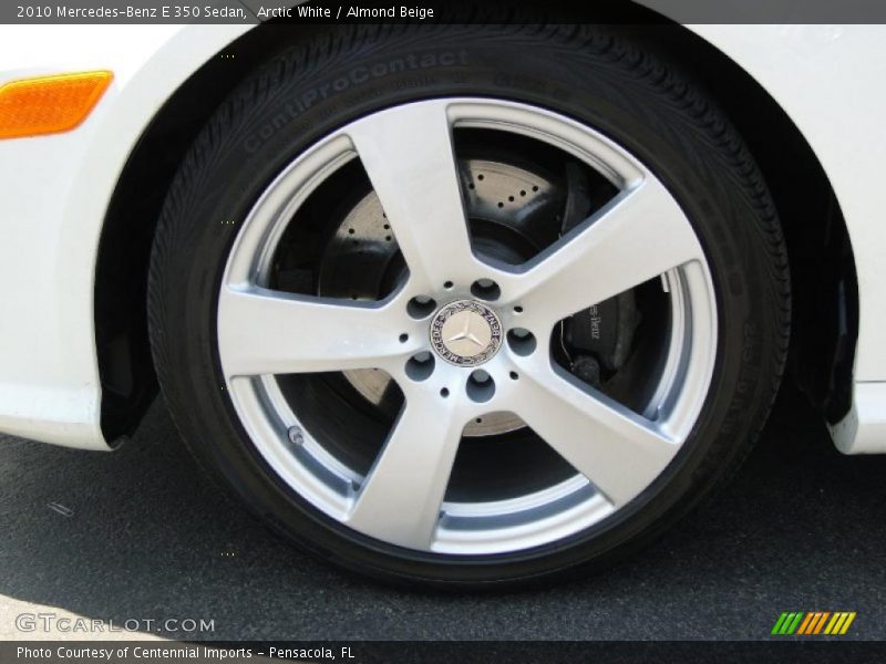 Arctic White / Almond Beige 2010 Mercedes-Benz E 350 Sedan