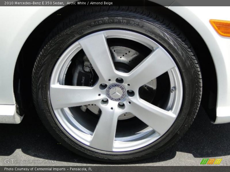 Arctic White / Almond Beige 2010 Mercedes-Benz E 350 Sedan