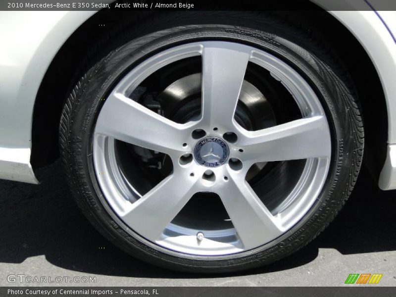 Arctic White / Almond Beige 2010 Mercedes-Benz E 350 Sedan