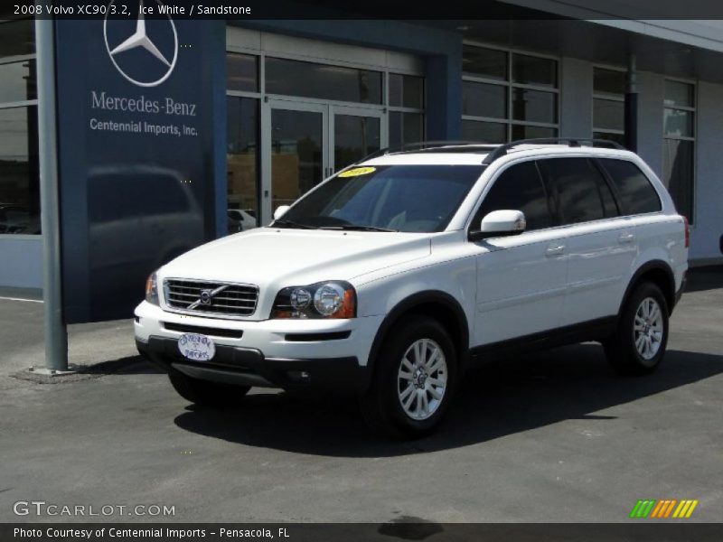 Ice White / Sandstone 2008 Volvo XC90 3.2