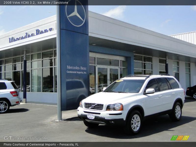 Ice White / Sandstone 2008 Volvo XC90 3.2