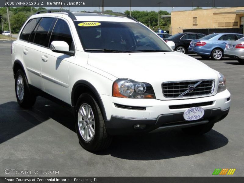 Ice White / Sandstone 2008 Volvo XC90 3.2