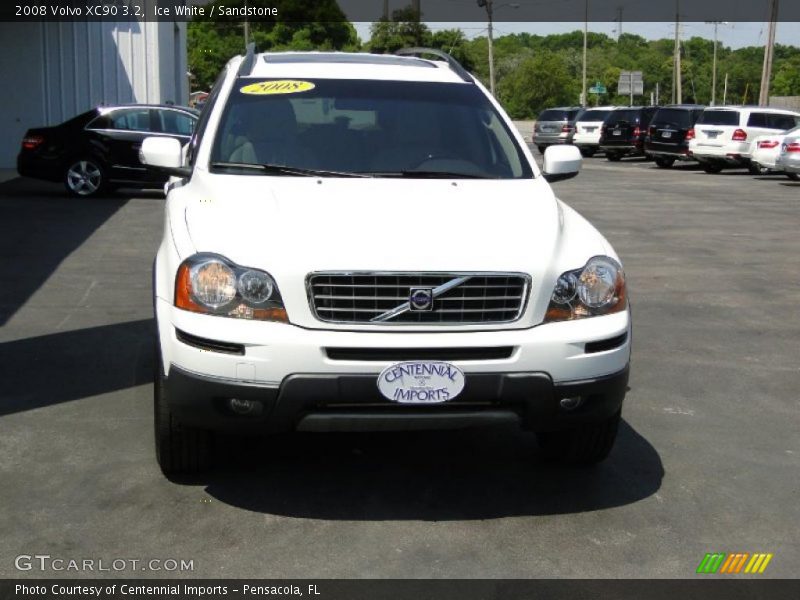 Ice White / Sandstone 2008 Volvo XC90 3.2