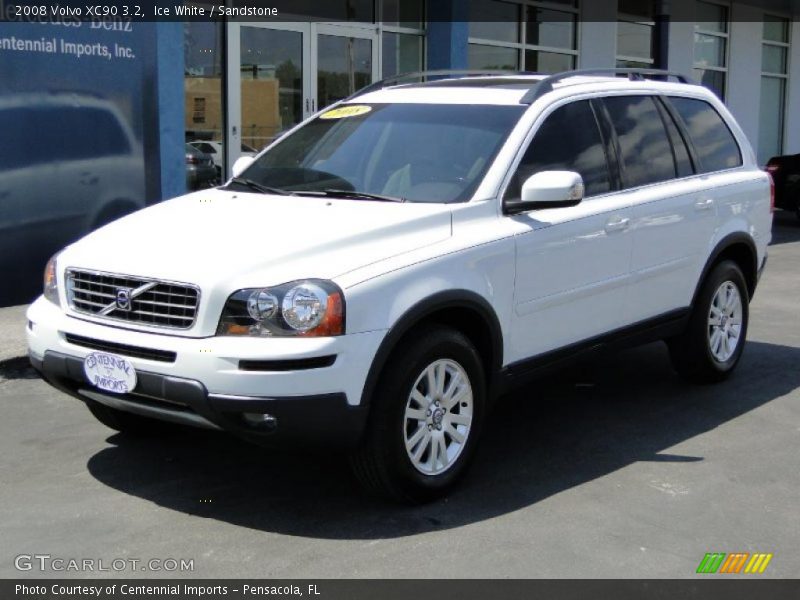 Ice White / Sandstone 2008 Volvo XC90 3.2