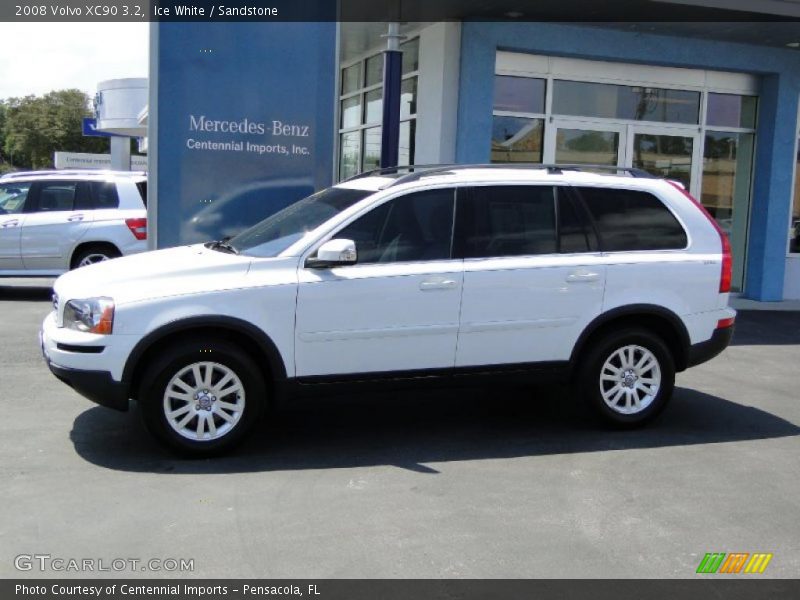 Ice White / Sandstone 2008 Volvo XC90 3.2