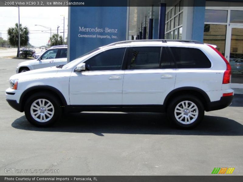 Ice White / Sandstone 2008 Volvo XC90 3.2