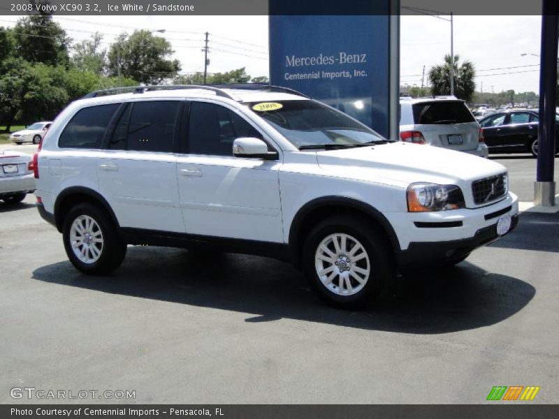 Ice White / Sandstone 2008 Volvo XC90 3.2