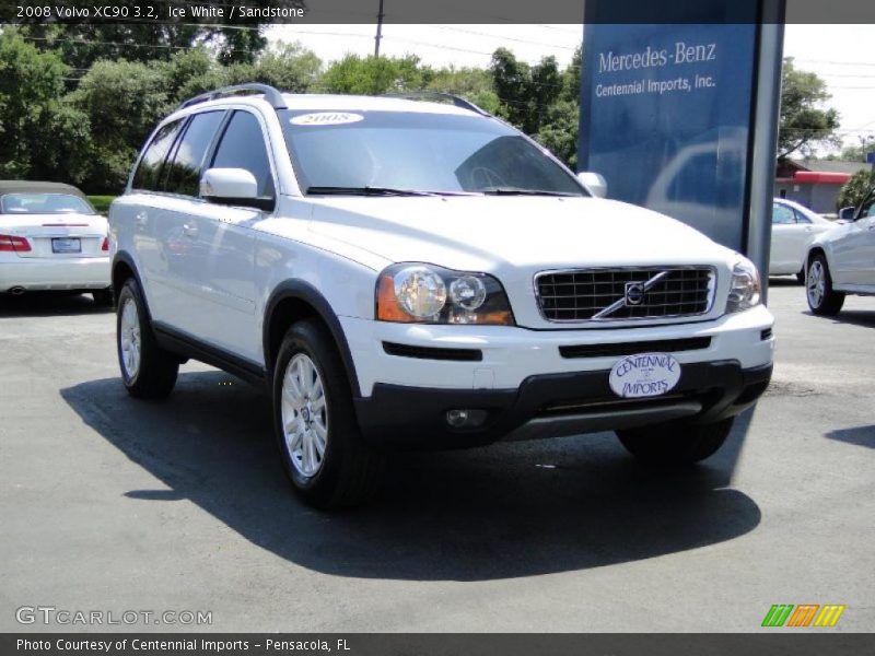 Ice White / Sandstone 2008 Volvo XC90 3.2