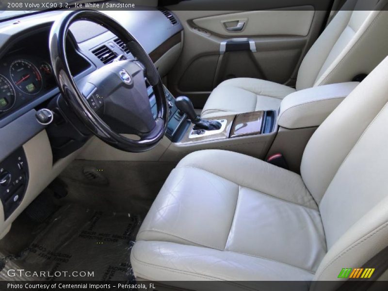 Ice White / Sandstone 2008 Volvo XC90 3.2