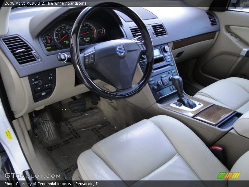 Ice White / Sandstone 2008 Volvo XC90 3.2