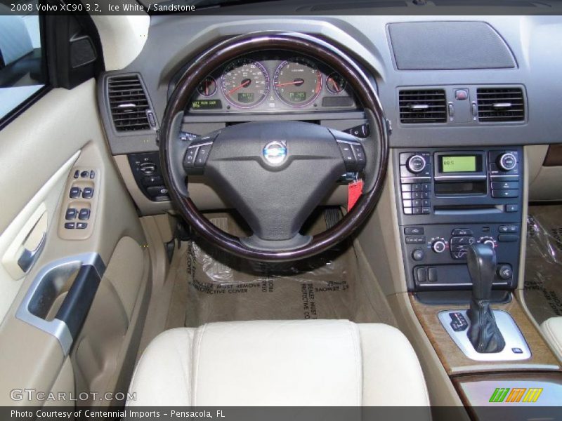 Ice White / Sandstone 2008 Volvo XC90 3.2