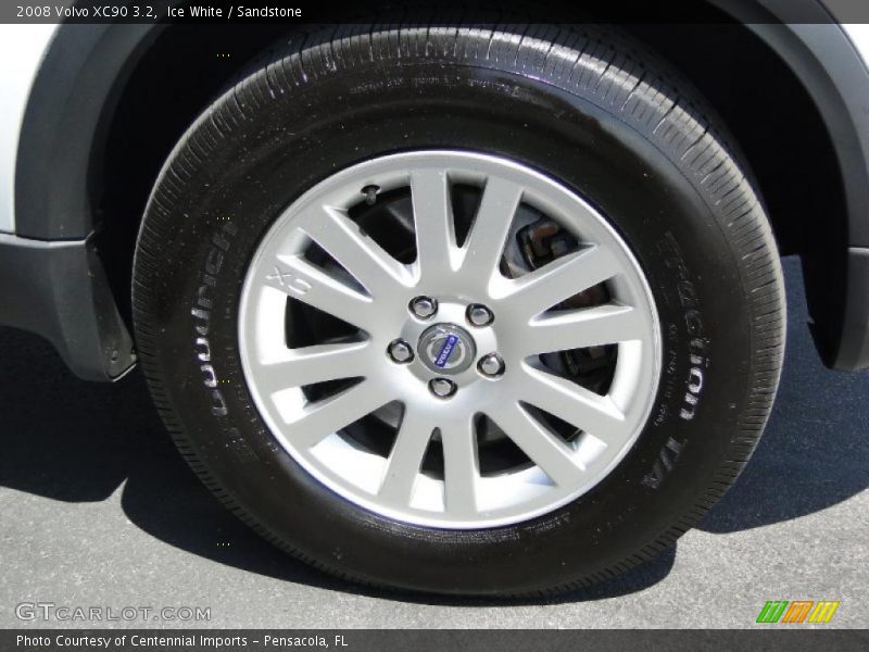 Ice White / Sandstone 2008 Volvo XC90 3.2