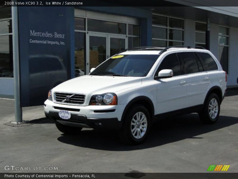 Ice White / Sandstone 2008 Volvo XC90 3.2