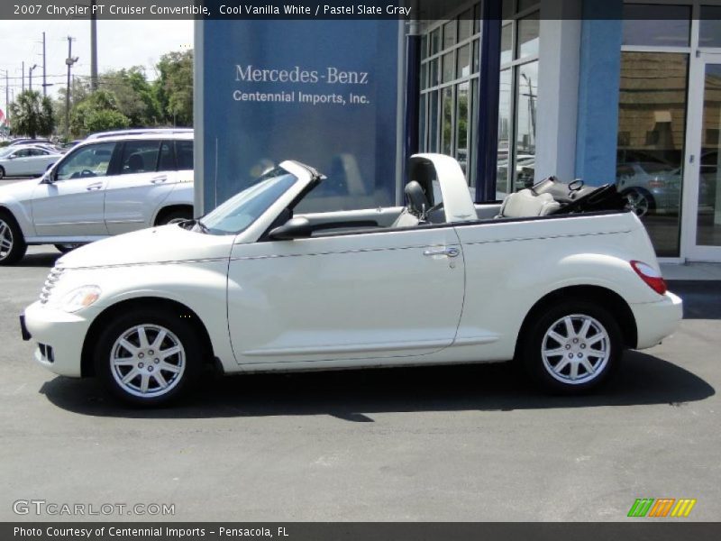 Cool Vanilla White / Pastel Slate Gray 2007 Chrysler PT Cruiser Convertible