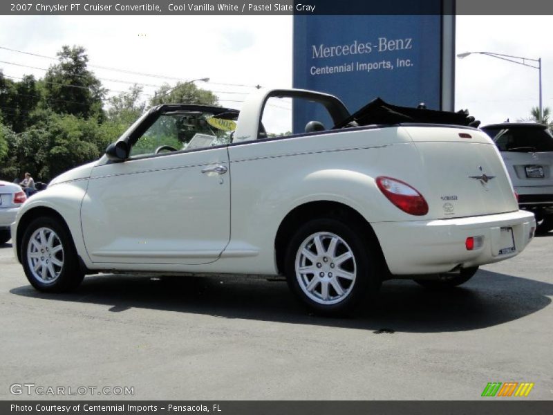 Cool Vanilla White / Pastel Slate Gray 2007 Chrysler PT Cruiser Convertible