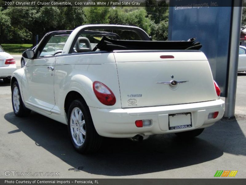 Cool Vanilla White / Pastel Slate Gray 2007 Chrysler PT Cruiser Convertible