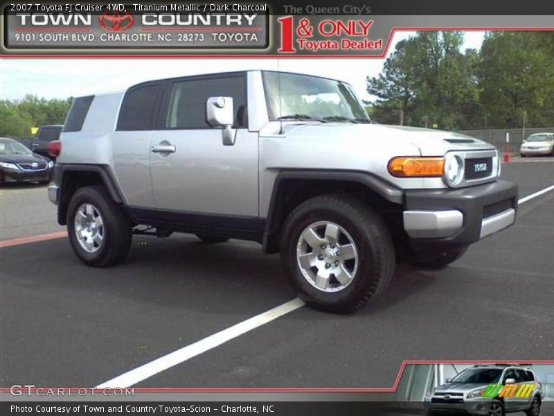 Titanium Metallic / Dark Charcoal 2007 Toyota FJ Cruiser 4WD