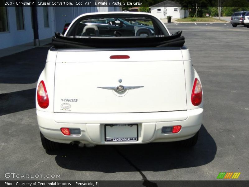 Cool Vanilla White / Pastel Slate Gray 2007 Chrysler PT Cruiser Convertible