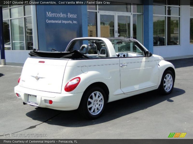 Cool Vanilla White / Pastel Slate Gray 2007 Chrysler PT Cruiser Convertible