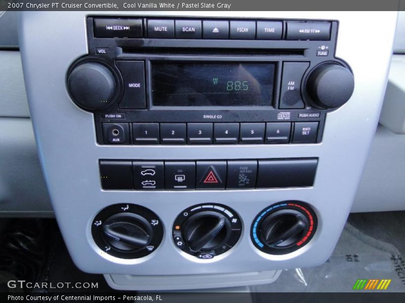 Cool Vanilla White / Pastel Slate Gray 2007 Chrysler PT Cruiser Convertible