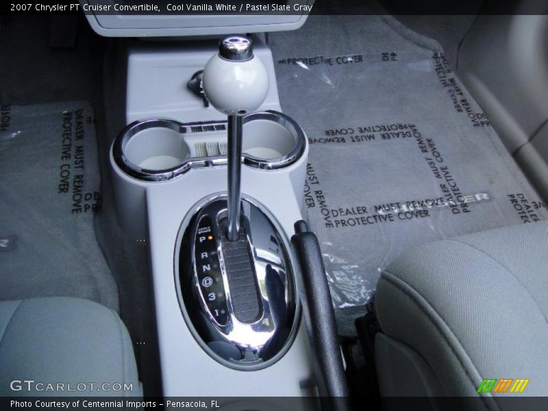 Cool Vanilla White / Pastel Slate Gray 2007 Chrysler PT Cruiser Convertible