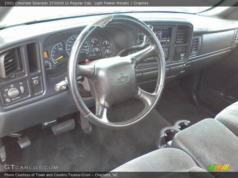 Light Pewter Metallic / Graphite 2001 Chevrolet Silverado 2500HD LS Regular Cab