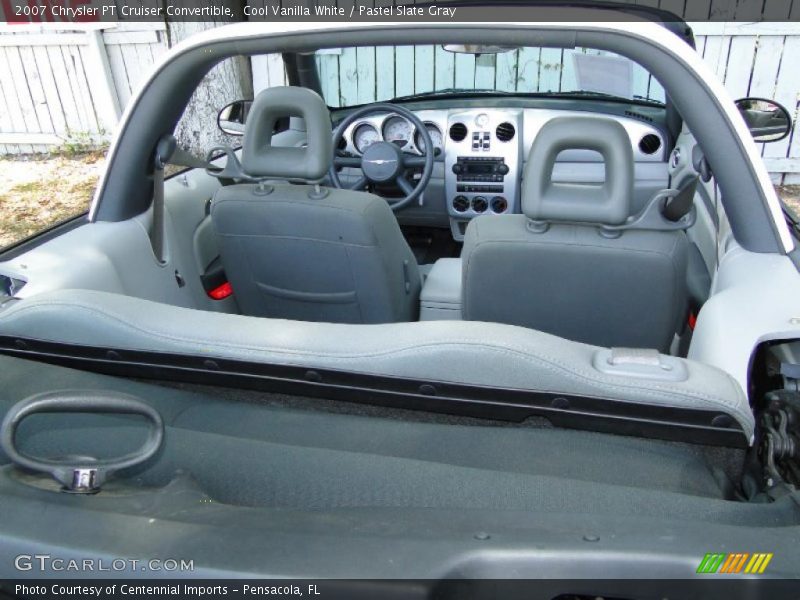 Cool Vanilla White / Pastel Slate Gray 2007 Chrysler PT Cruiser Convertible