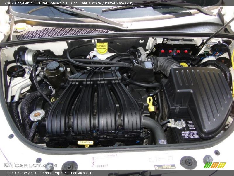 Cool Vanilla White / Pastel Slate Gray 2007 Chrysler PT Cruiser Convertible